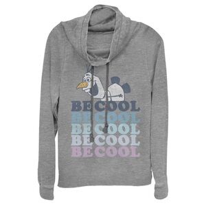Disney Gray Hoodie with Olaf and Be Cool Text